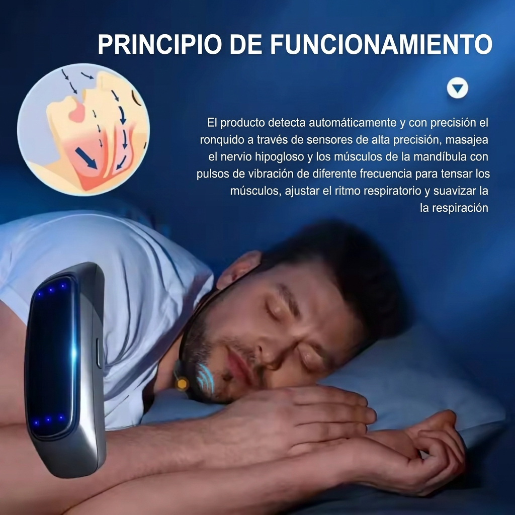 Anti-Ronquidos Inteligente con Pulsos EMS