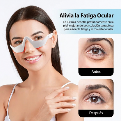 Lentes de Masaje y Terapia de Luz Roja