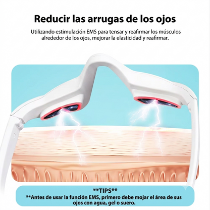 Lentes de Masaje y Terapia de Luz Roja