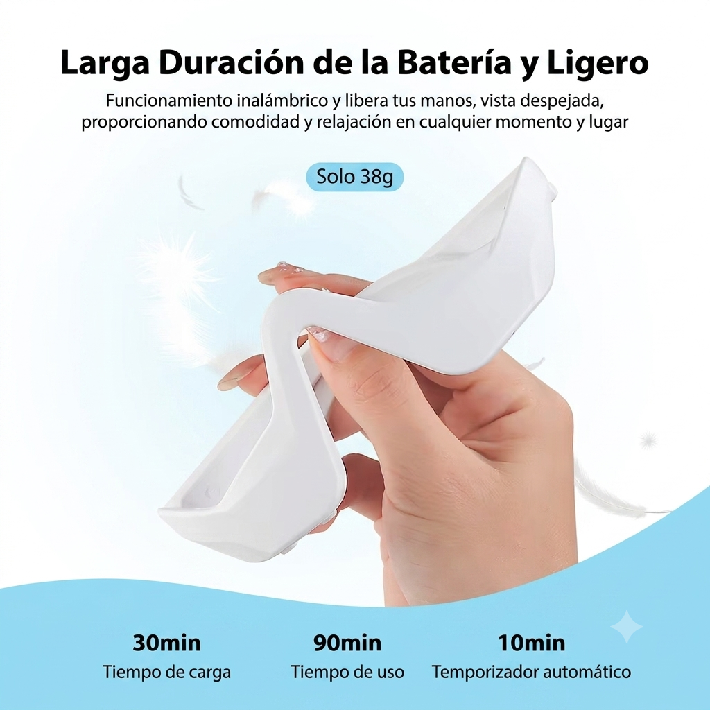 Lentes de Masaje y Terapia de Luz Roja